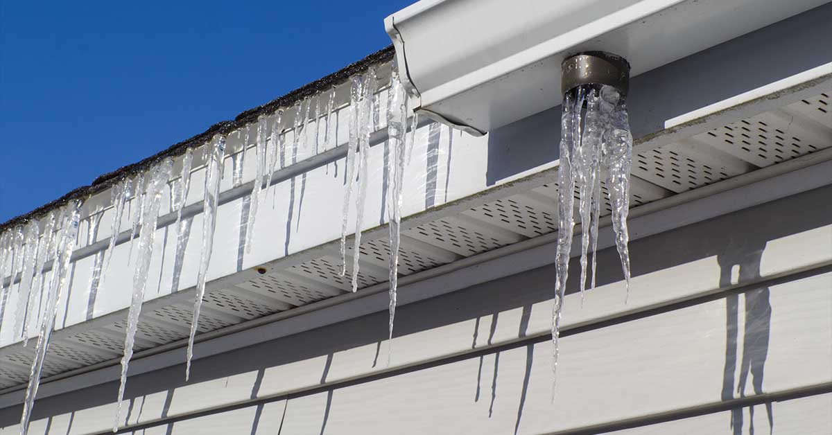 how do snow and ice hurt my roof